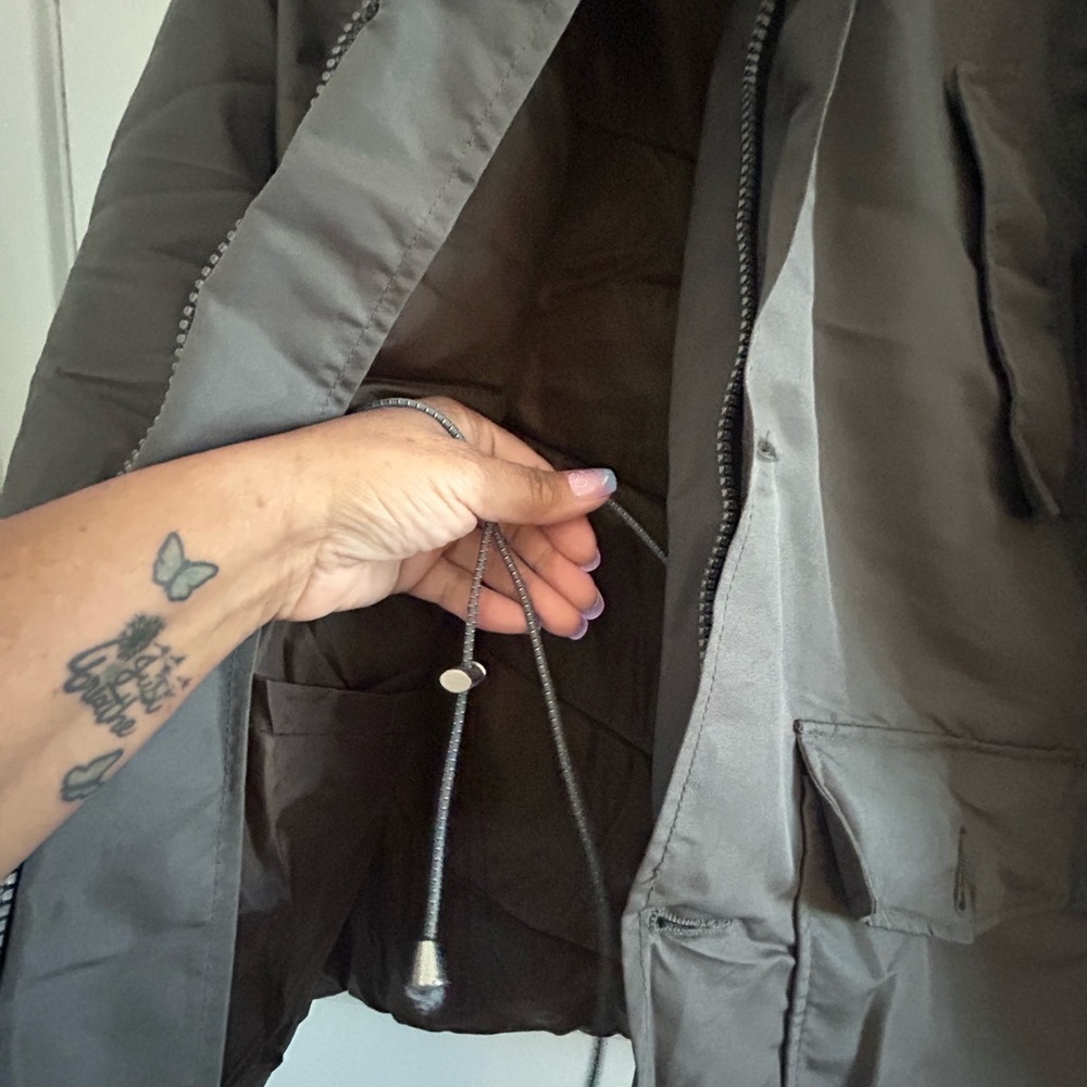 Mens / Women's Heavy Duty Insulated Coat • Large • Grey • - Picture 9 of 9